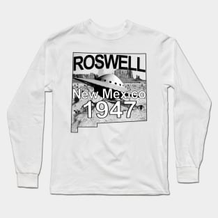 Roswell New Mexico 1947 UFO Aliens Long Sleeve T-Shirt